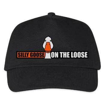 goose on the loose - Kids’ Baseball Cap - black - Front