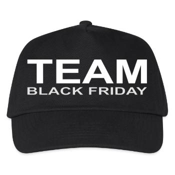 Team black friday - Kids’ Baseball Cap - black - Front