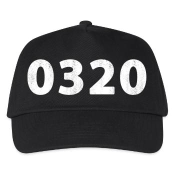 0320 Lelystad Flevoland - Kids’ Baseball Cap - black - Front