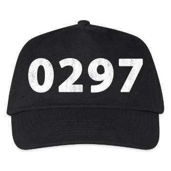 0297 Aalsmeer, Mijdrecht, Uithoorn, Vinkeveen, Wilnis - Kids’ Baseball Cap - black - Front