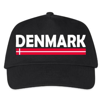 Denmark - Kids’ Baseball Cap - black - Front