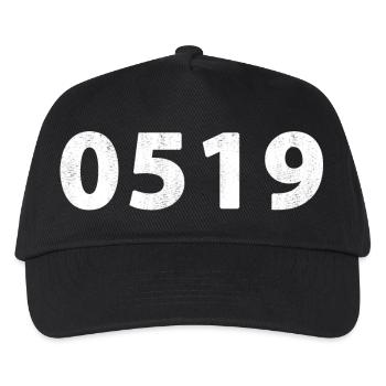 0519 Leeuwarden Dokkum Birdaard Aalsum Moddergat - Kids’ Baseball Cap - black - Front