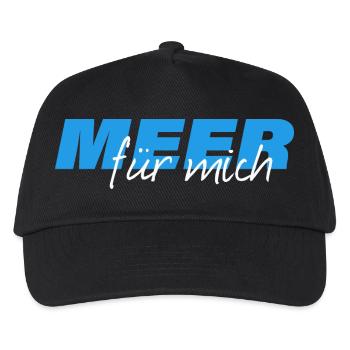 SEA FOR ME - Kids’ Baseball Cap - black - Front