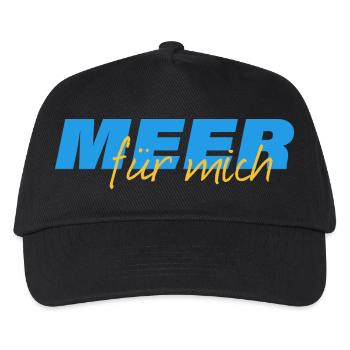 SEA for me - Kids’ Baseball Cap - black - Front