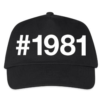 1981 Hashtag 45e anniversaire 45 ans - Casquette de baseball Enfant - noir - Devant
