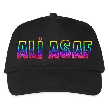 Ali Asaf RS Rainbow - Kids’ Baseball Cap - black - Front