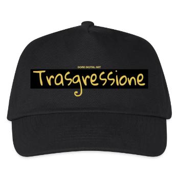 Collection Je suis transgression - Casquette de baseball Enfant - noir - Devant