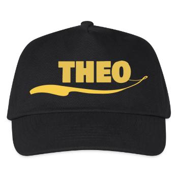 Cadeau pour theo - Casquette de baseball Enfant - noir - Devant