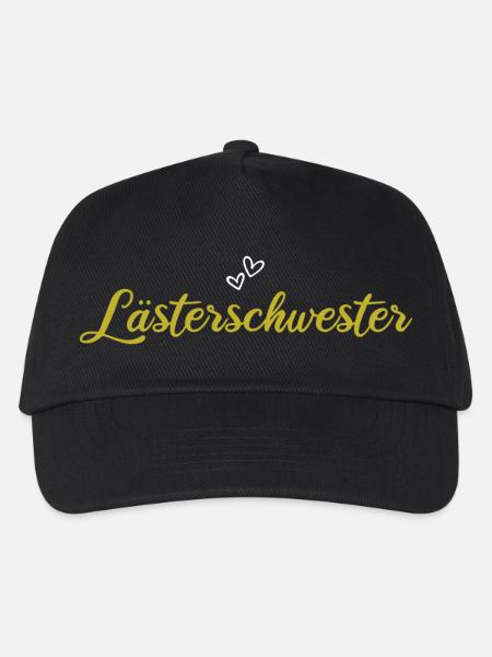 Lästerschwester mit Herz - Kinder Basecap - Schwarz