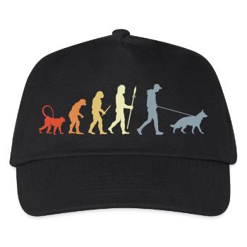 German Shepherd Owner Evolution - Kinder Basecap - Schwarz - Vorne