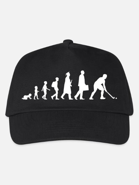 Feldhockey Evolution - Kinder Basecap - Schwarz