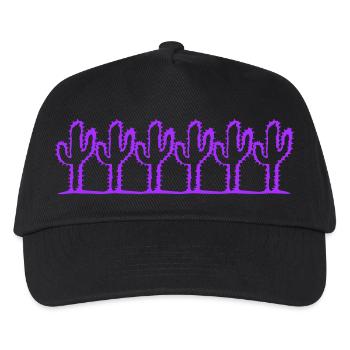 Lots of Cacti Desert Funny 6 Cactus Row Team Fun - Kids’ Baseball Cap - black - Front