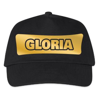 First name Gloria - Kids’ Baseball Cap - black - Front