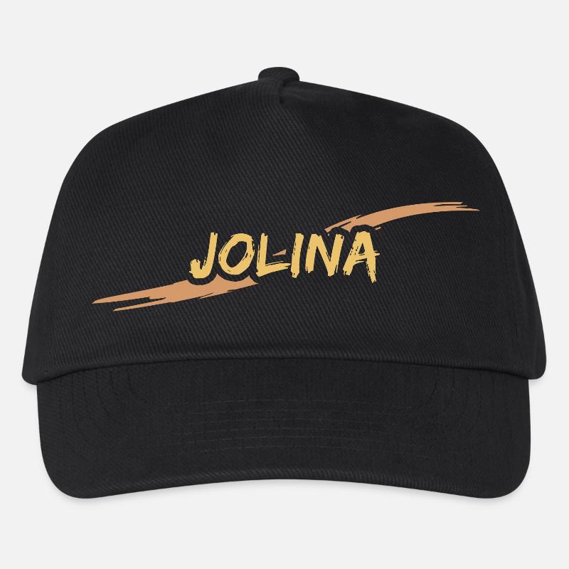 Geschenk für Jolina - Kinder Basecap - Schwarz