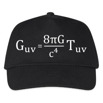 Relativité générale Équation de champ d’Einstein Physique - Casquette de baseball Enfant - noir - Devant