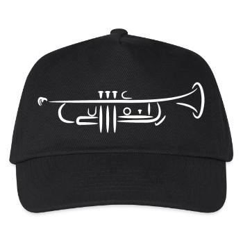 Sketch trumpet - Kids’ Baseball Cap - black - Front