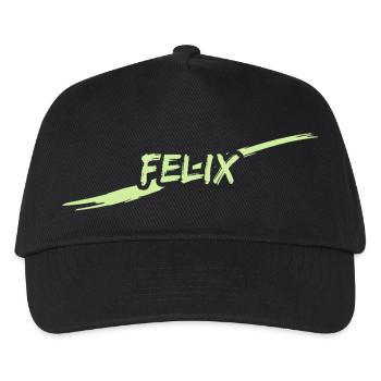 Felix dans le rôle de Felix - Casquette de baseball Enfant - noir - Devant
