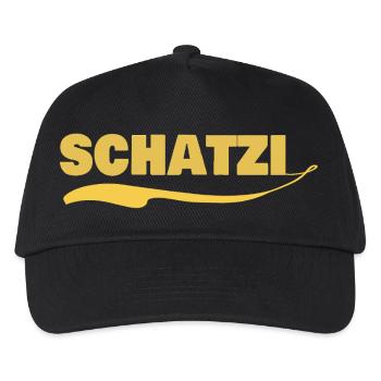 Geschenk für schatzi - Kinder Basecap - Schwarz - Vorne