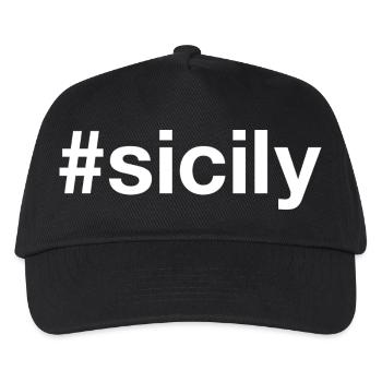 SICILY Hashtag - Kids’ Baseball Cap - black - Front