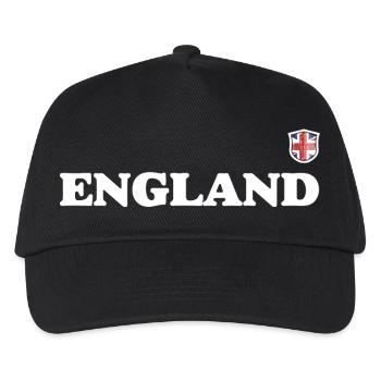 England Crest Typography - Kids’ Baseball Cap - black - Front