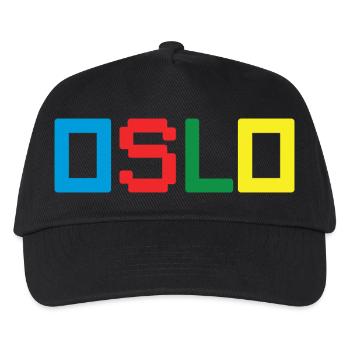 OSLO Norway Norwegen - Kinder Basecap - Schwarz - Vorne