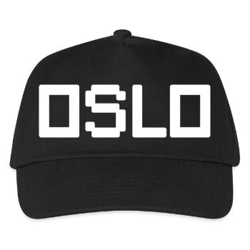 OSLO Norway Norwegen - Kinder Basecap - Schwarz - Vorne