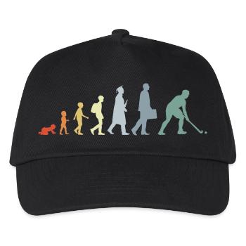 Hockey Evolution - Kids’ Baseball Cap - black - Front
