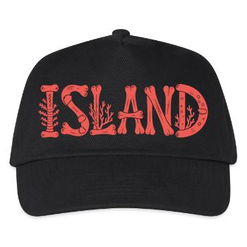 IST EIN LAND - Kinder Basecap - Schwarz - Vorne
