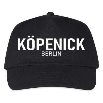 Köpenick - Berlin - Bezirk - Deutschland - Kinder Basecap - Schwarz - Vorne