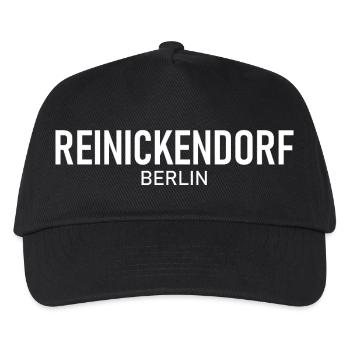 Reinickendorf - Berlin - Bezirk - Deutschland - Kinder Basecap - Schwarz - Vorne