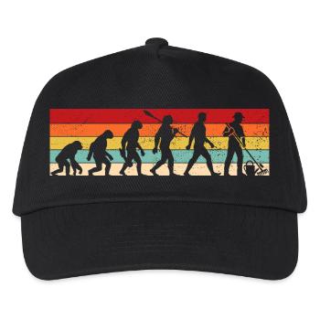 Vintage Evolution - Gärtner - Kinder Basecap - Schwarz - Vorne