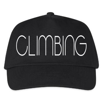 Climbing design summit assault - Kids’ Baseball Cap - black - Front