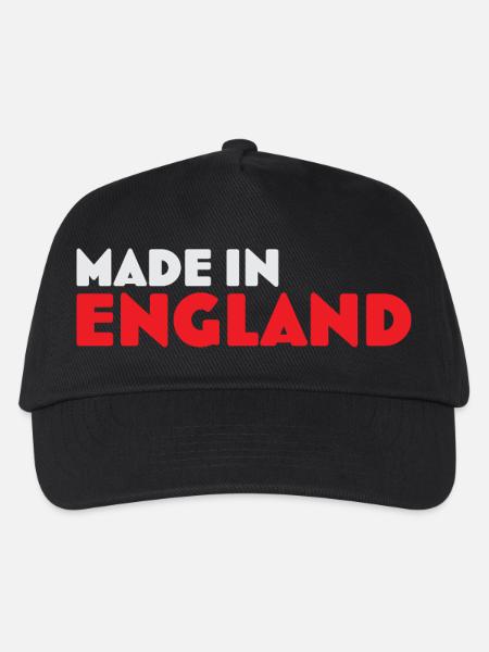 T-shirt emblème Made in England - Casquette de baseball Enfant - noir