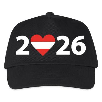 J’aime l’Autriche 2026, vacances en Autriche 2026 - Casquette de baseball Enfant - noir - Devant