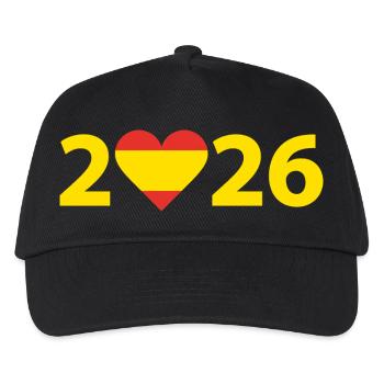 I love Spain 2026, holidays in Spain 2026 - Kids’ Baseball Cap - black - Front