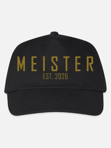 Meister est. 2026 - Kinder Basecap - Schwarz