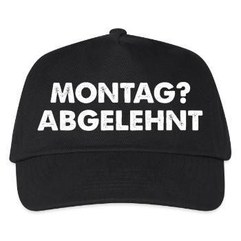 Monday rejected - Kids’ Baseball Cap - black - Front