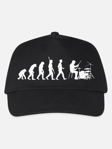 Evolution der Batterie - Kinder Basecap - Schwarz