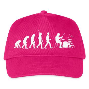 Evolution der Batterie - Kinder Basecap - Fuchsia - Vorne