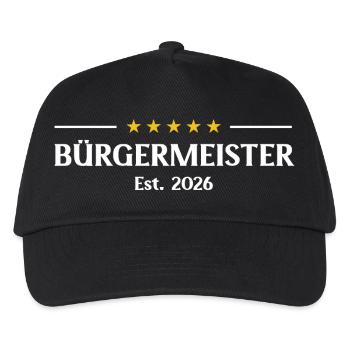 Mayor 2026 Mayor Mayor - Kids’ Baseball Cap - black - Front