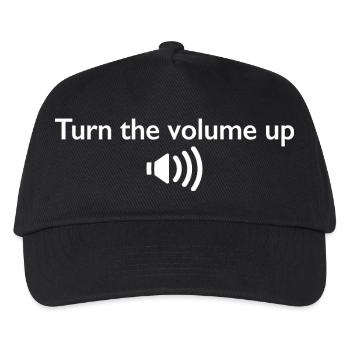 Augmentez le volume - Casquette de baseball Enfant - noir - Devant