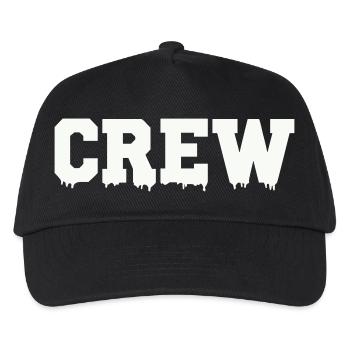 crew - Kinder Basecap - Schwarz - Vorne