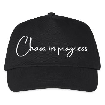 Chaos in progress | Greysoul Thoughts - Kids’ Baseball Cap - black - Front