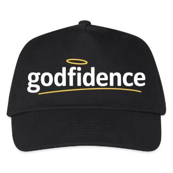 Godfidence Trust in God Christian Faith - Kids’ Baseball Cap - black - Front