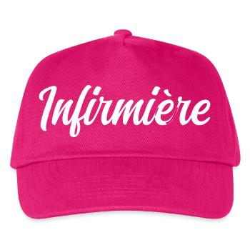 Krankenschwester - Kinder Basecap - Fuchsia - Vorne