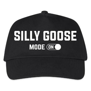 Silly Goose University Zitat - Kinder Basecap - Schwarz - Vorne