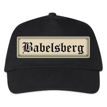 BABELSBERG - Kinder Basecap - Schwarz - Vorne