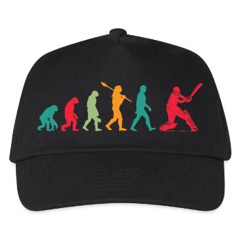 Cricket Evolution - Kinder Basecap - Schwarz - Vorne