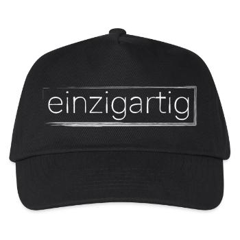 Design signature required - Kids’ Baseball Cap - black - Front