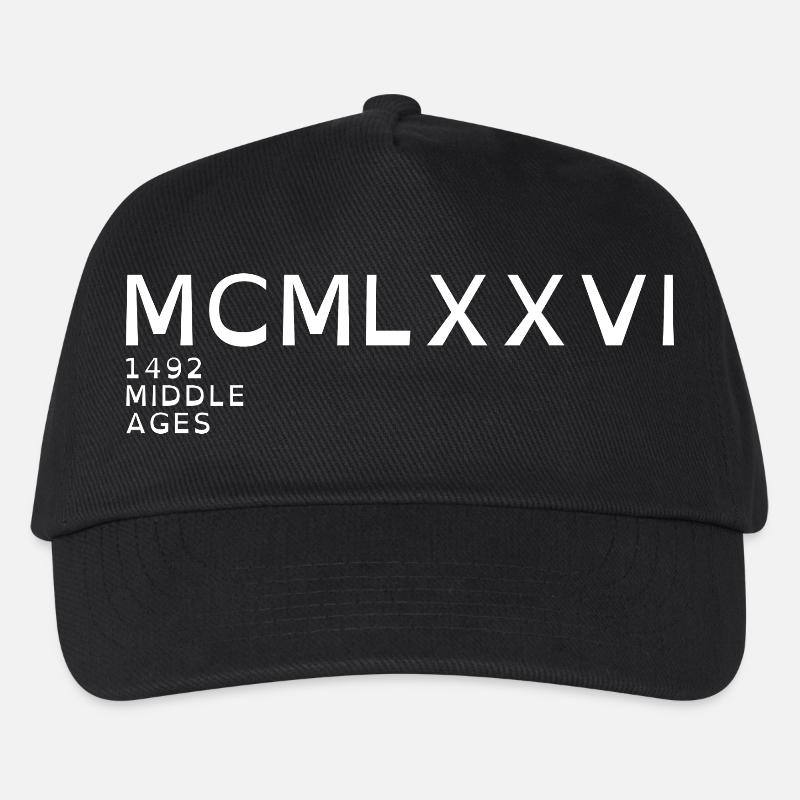 1976_LINE_white - Kinder Basecap - Schwarz